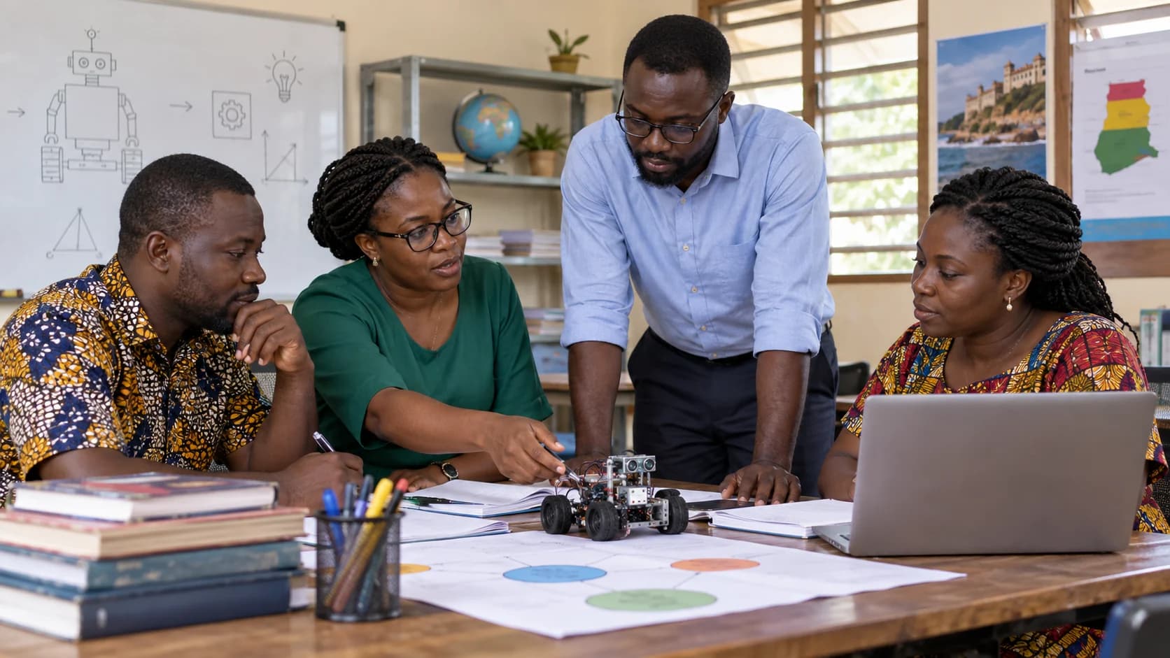 Ghanaian teachers mapping robotics activities to curriculum objectives